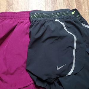 2 pair nike dry fit shorts